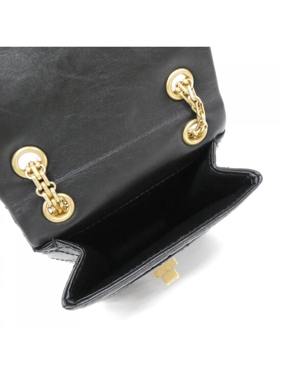 Large classic handbag, Grained calfskin & gold-tone metal  Chanel Shoulder Bag Black